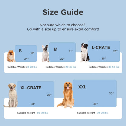 Bedsure Cooling Thin & Thick Mat for Dogs – Q-MAX>0.4 Washable Pet Cooling Pad, No Gel, No Electric, Non-Slip Summer Crate Bed for Large Dogs