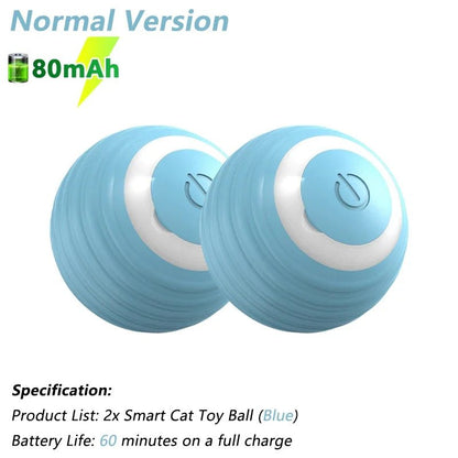 Interactive Electric Cat Ball - Automatic Rolling Smart Toy for Endless Fun!