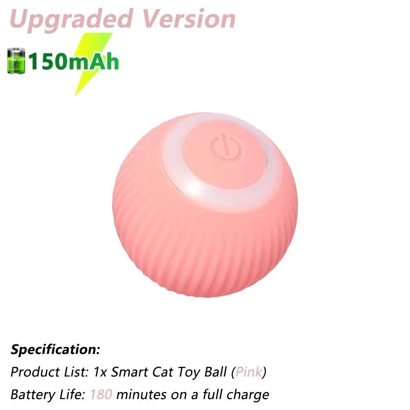 Interactive Electric Cat Ball - Automatic Rolling Smart Toy for Endless Fun!