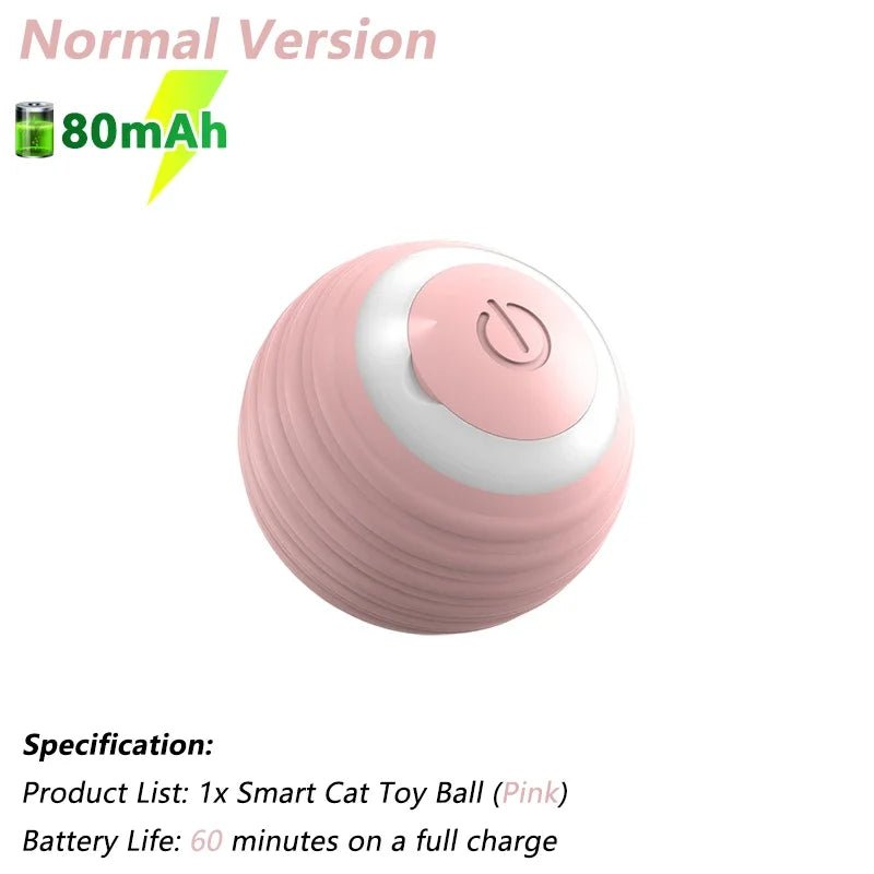 Interactive Electric Cat Ball - Automatic Rolling Smart Toy for Endless Fun!