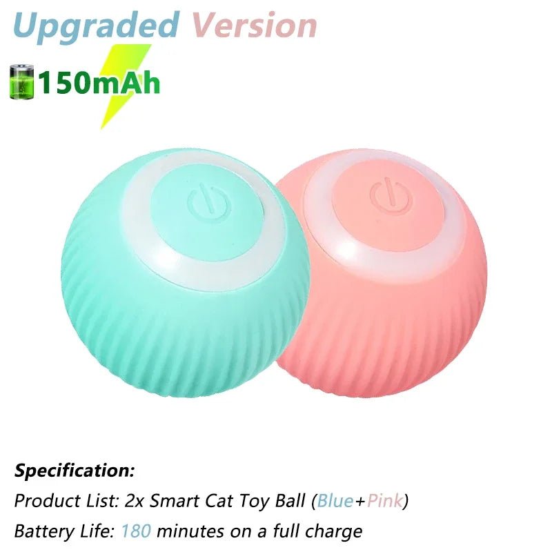 Interactive Electric Cat Ball - Automatic Rolling Smart Toy for Endless Fun!