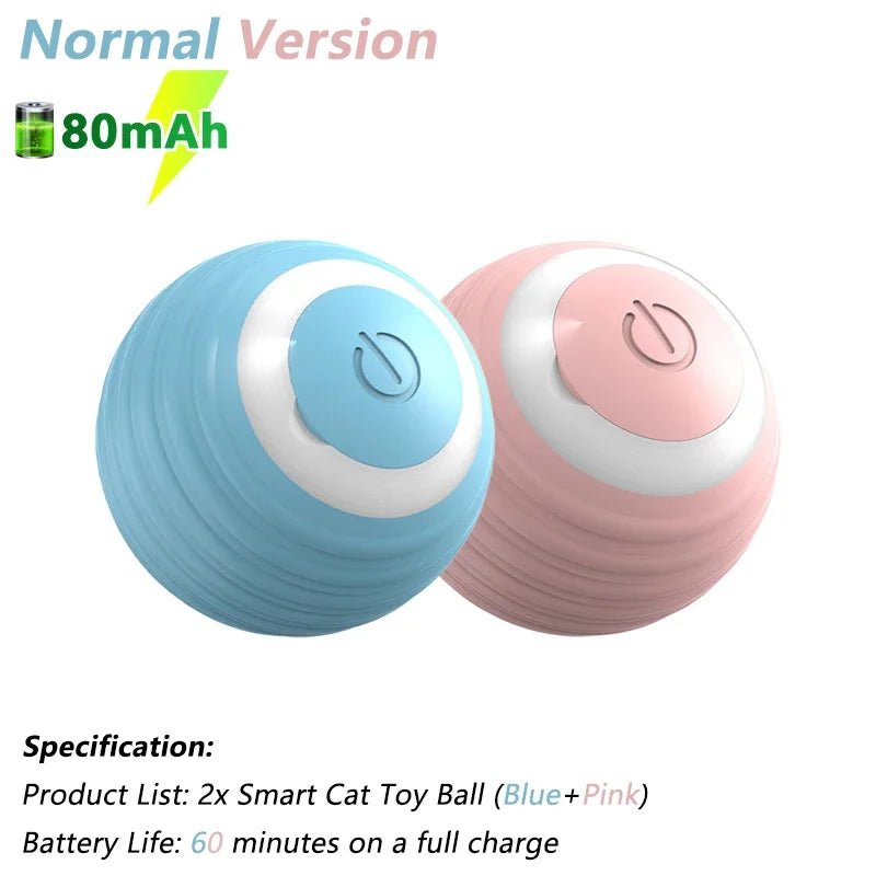 Interactive Electric Cat Ball - Automatic Rolling Smart Toy for Endless Fun!
