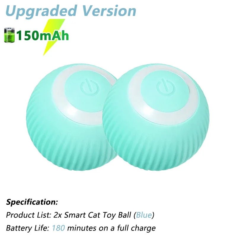 Interactive Electric Cat Ball - Automatic Rolling Smart Toy for Endless Fun!