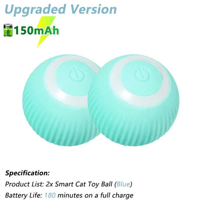 Interactive Electric Cat Ball - Automatic Rolling Smart Toy for Endless Fun!