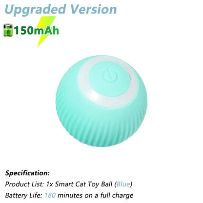 Interactive Electric Cat Ball - Automatic Rolling Smart Toy for Endless Fun!