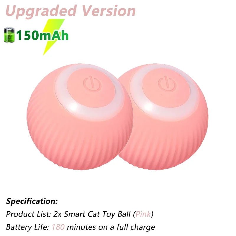Interactive Electric Cat Ball - Automatic Rolling Smart Toy for Endless Fun!