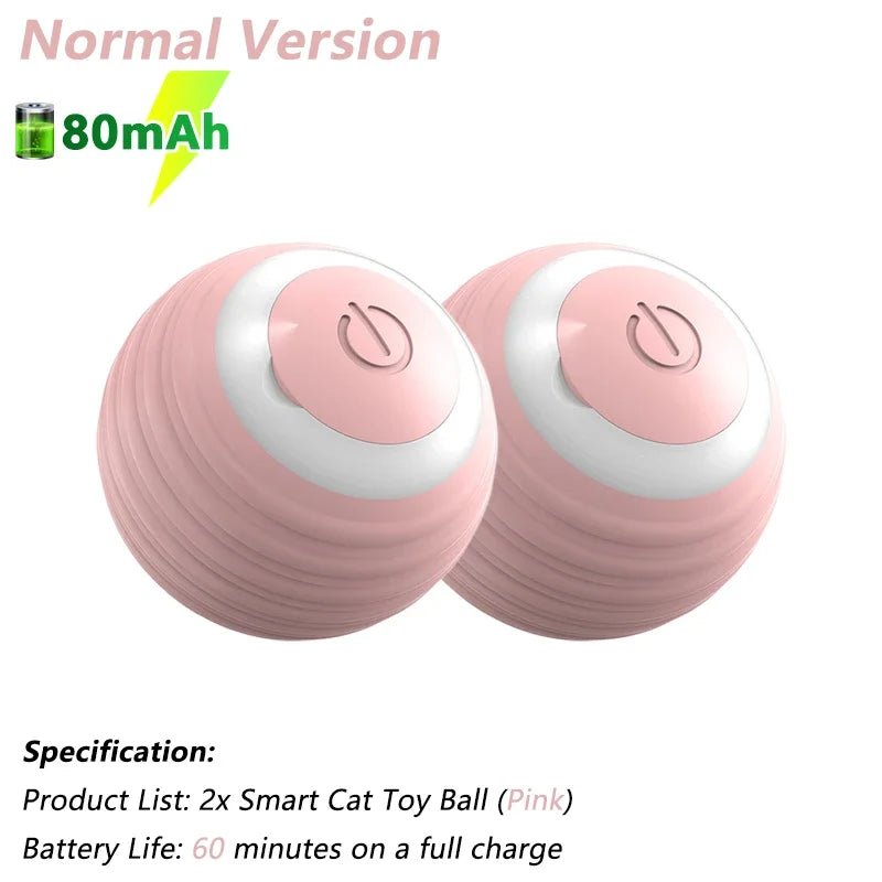 Interactive Electric Cat Ball - Automatic Rolling Smart Toy for Endless Fun!
