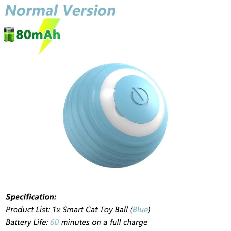 Interactive Electric Cat Ball - Automatic Rolling Smart Toy for Endless Fun!