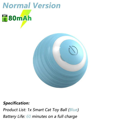 Interactive Electric Cat Ball - Automatic Rolling Smart Toy for Endless Fun!