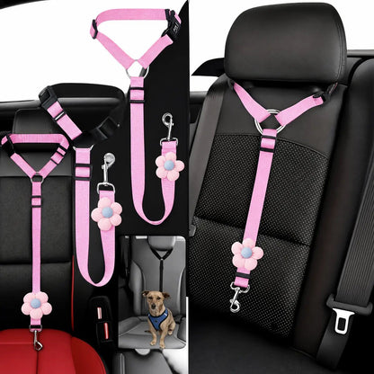Pawzseek Dog Seat Belt for Car - Safety Harness for SUVs, Perfect Christmas Gift for Pet Owners!