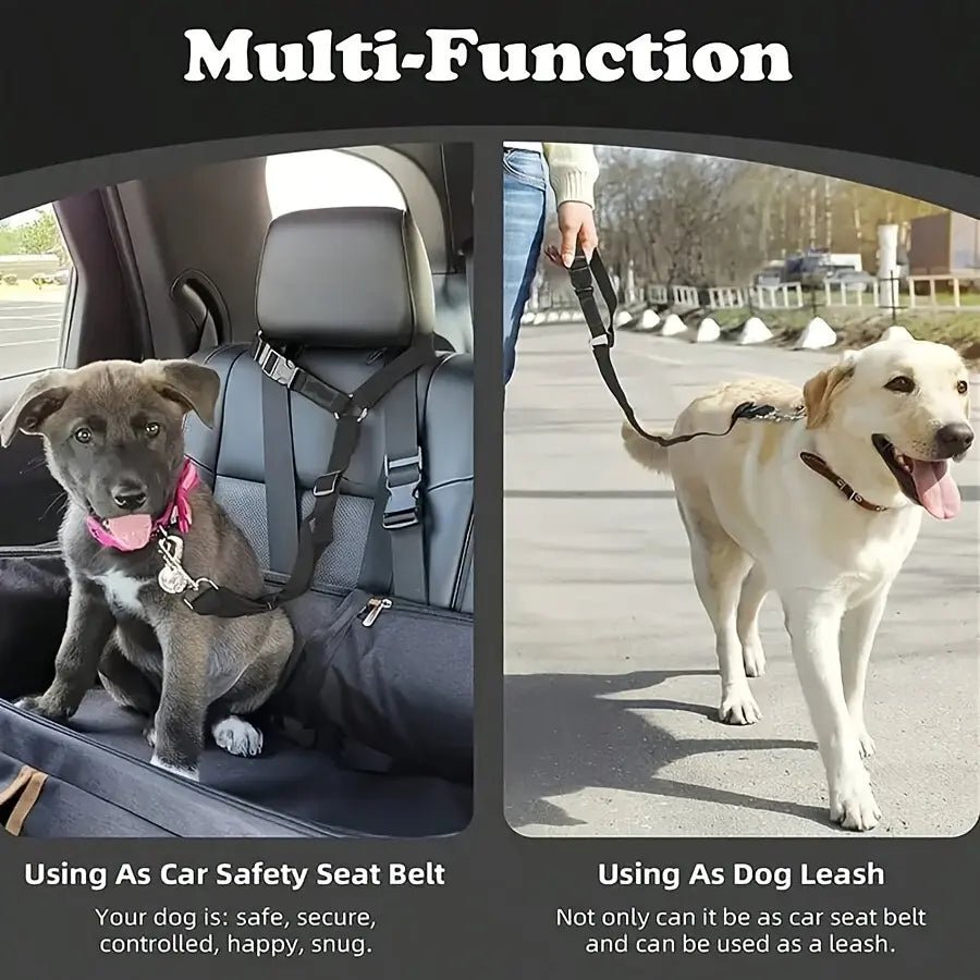 Pawzseek Dog Seat Belt for Car - Safety Harness for SUVs, Perfect Christmas Gift for Pet Owners!