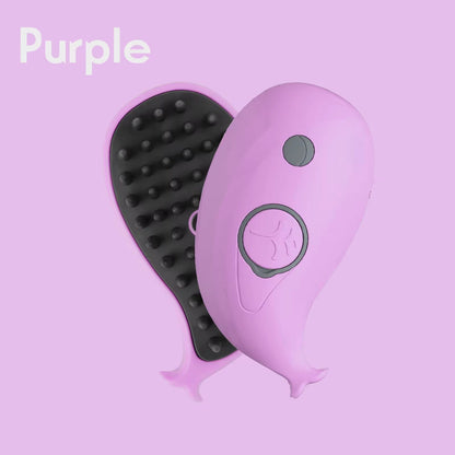 Ultimate 3-in-1 Electric Pet Grooming Brush - Cat & Dog Hair Removal with Massage & Steam Spray Function