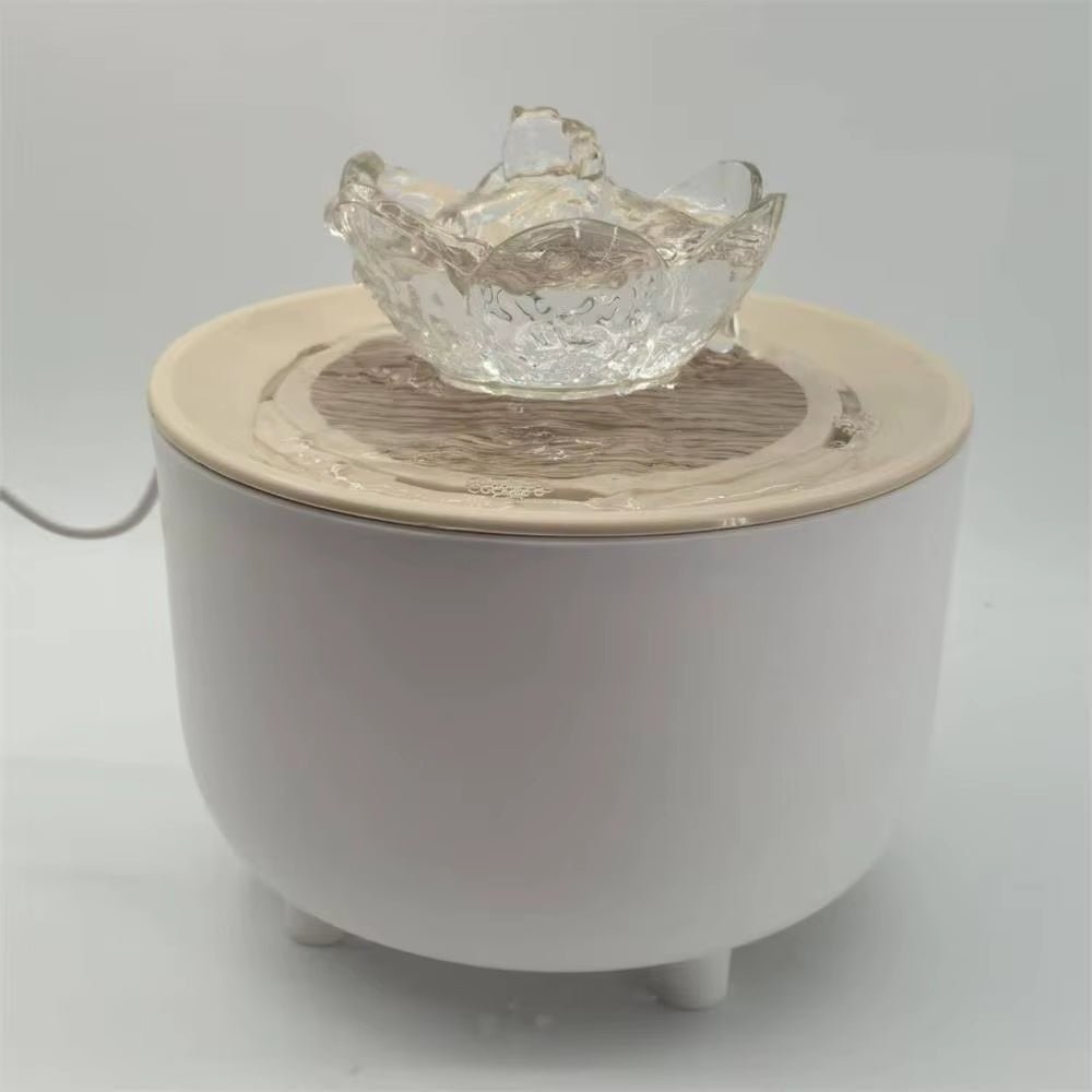 Ultra-Quiet USB Cat Water Fountain with Auto Filter - 1200ML Recirculating Drinker Bowl for Happy Hydration