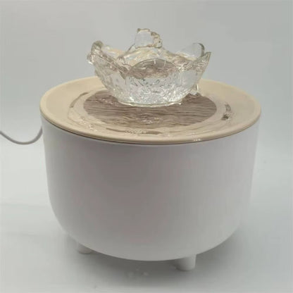 Ultra-Quiet USB Cat Water Fountain with Auto Filter - 1200ML Recirculating Drinker Bowl for Happy Hydration