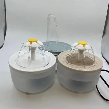 Ultra-Quiet USB Cat Water Fountain with Auto Filter - 1200ML Recirculating Drinker Bowl for Happy Hydration