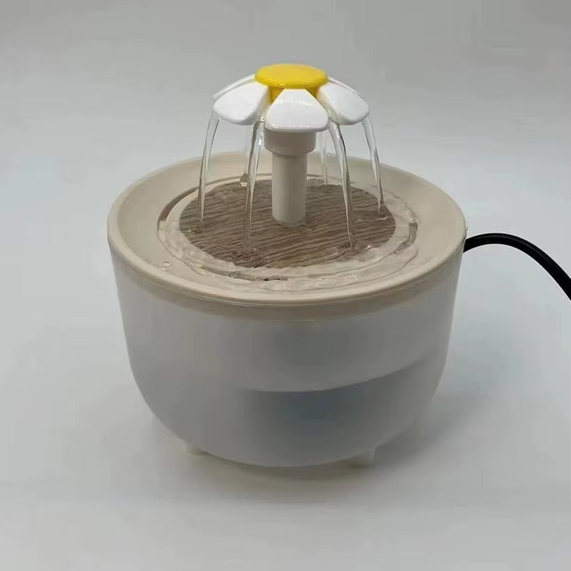 Ultra-Quiet USB Cat Water Fountain with Auto Filter - 1200ML Recirculating Drinker Bowl for Happy Hydration