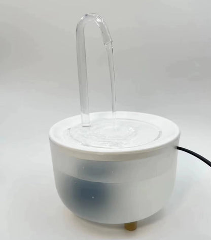 Ultra-Quiet USB Cat Water Fountain with Auto Filter - 1200ML Recirculating Drinker Bowl for Happy Hydration