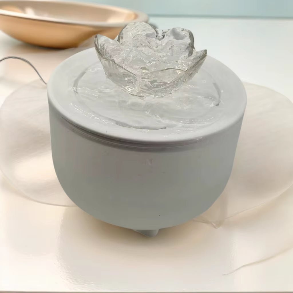 Ultra-Quiet USB Cat Water Fountain with Auto Filter - 1200ML Recirculating Drinker Bowl for Happy Hydration