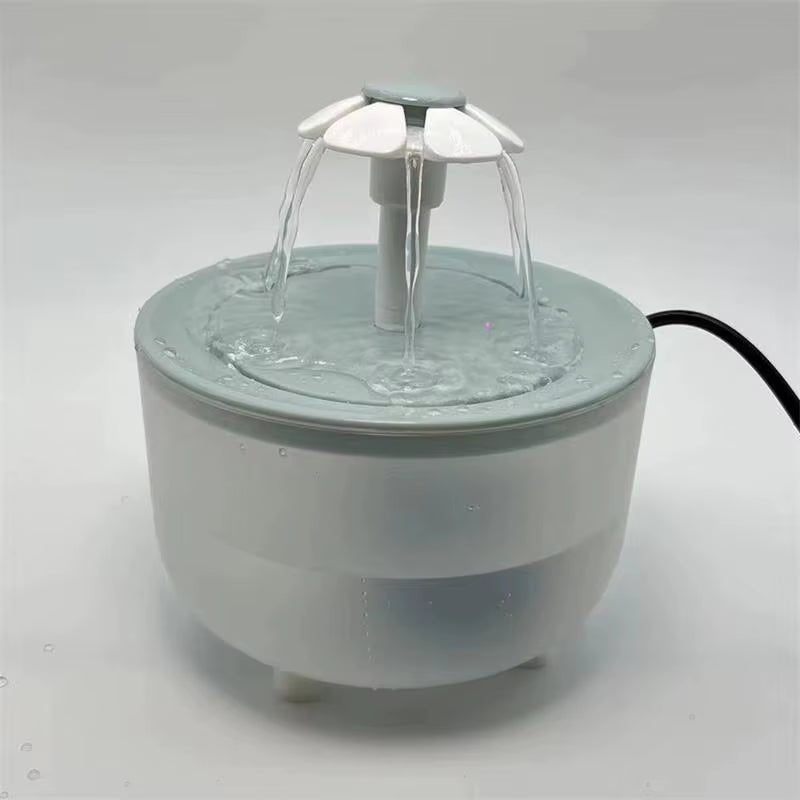 Ultra-Quiet USB Cat Water Fountain with Auto Filter - 1200ML Recirculating Drinker Bowl for Happy Hydration